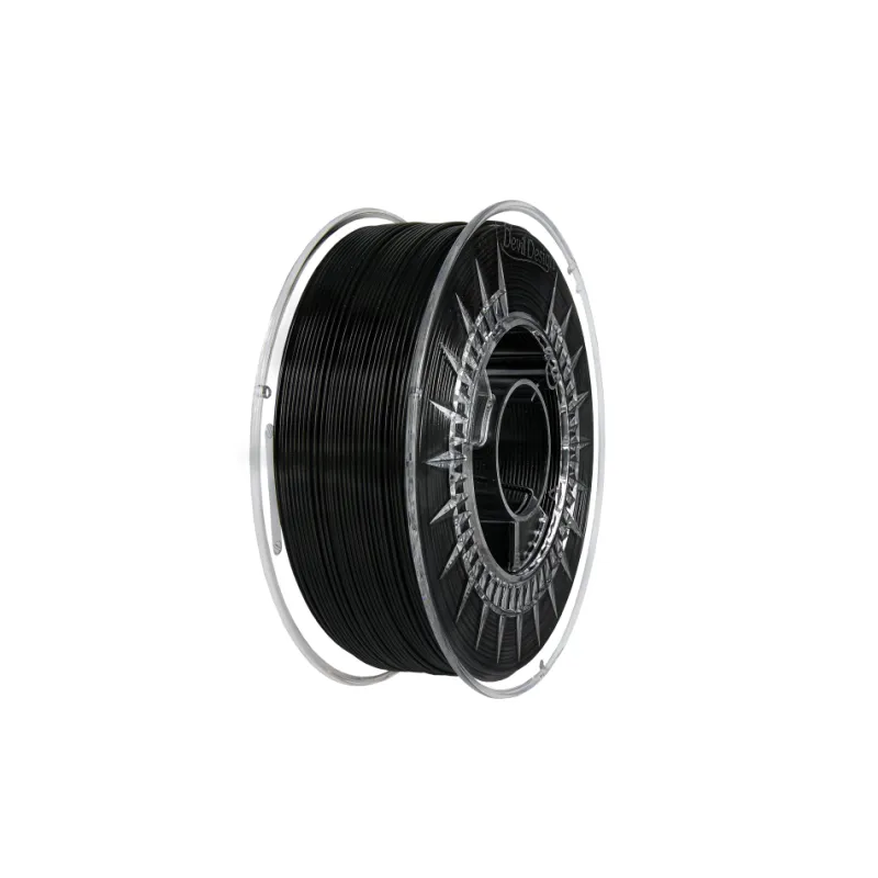 Filament do drukarki 3D Devil Design PLA Black 1kg 1,75mm