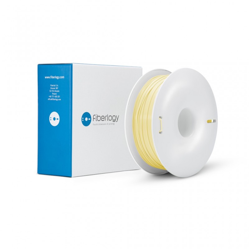 Filament do drukarki 3D FIBERLOGY EASY PET G 1.75mm 0.85kg PastelYellow box